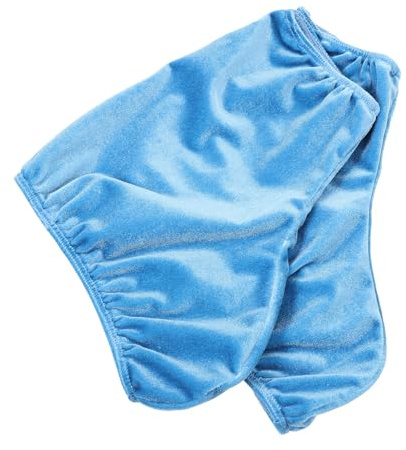 Hemobllo Copripattini Resistenti all'Usura in Poliestere, 1 Paio Taglia l Colore Blu Chiaro, Protezione per Pattini da Ghiaccio e Uso su Piste di Hockey e Pattinaggio Artistico