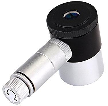 Svbony Teleskop Okular 1,25, 12,25mm Beleuchtetes Fadenkreuz Plossl, Mit Doppellinien Fadenkreuz Einstellbarer LED Beleuchtung, Zur Zentrierung Führungssternen Für Astrofotografie