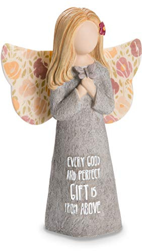 Pavilion - Every Good is from Above - Small Kid Sized Angel Figurine 5 Inch