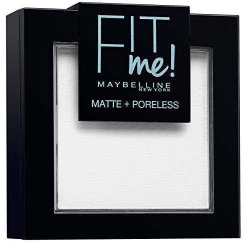 Maybelline New-York - Poudre Compacte Fit Me Matte & Poreless - Peaux normales a grasses - 90 Teinte Universelle - 9 g - Lot de