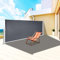 VEVOR Tende da Sole 160 x 300 cm Paravento Laterale Frangivento Estensibile Protezione da Sole da Giardino Tendalino Ideale per Spazi Esterni Schermo da Patio Retrattile Nero