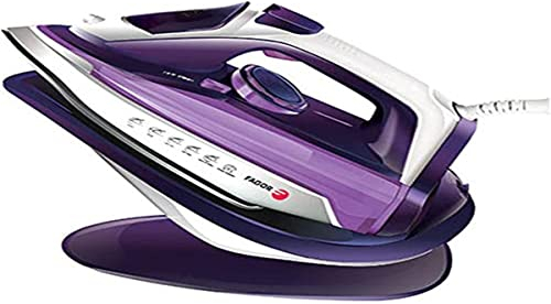 FAGOR COMFORTA EasyDrive FG055 Ferro Senza Fili, Ceramica e Punta Precisione, Stiratura Verticale, Colpo di Vapore, 2600 W, Rosa, Viola, 4+64 GB