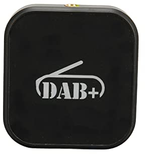 143 Dab + Box Adaptador de Receptor de Radio, Kit de Coche Transmisión de Audio Digital Dab Dab + Box Receptor de Radio con Antena Cable de alimentación USB para Android