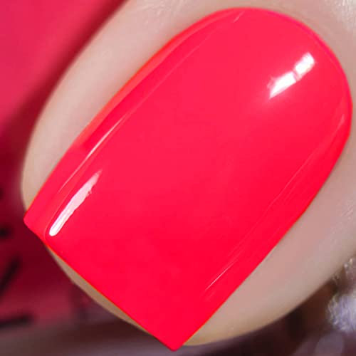 Vishine Nail Gel Polish, 15ml Soak Off Nail Gel Polish Nail Art Manicure Salon DIY at Home Long-lasting - Hot Pink 0.5 OZ