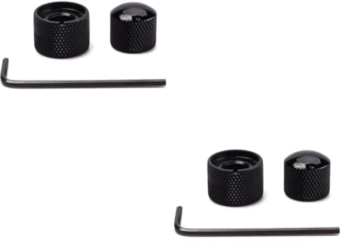 ibasenice Dual Potiknopf 2st Lautstärkeregler Bassknopf Bassregler Knöpfe Für Bassgitarre Gitarrenknöpfe E-gitarren-knöpfe Elektrische Gitarre Verstärker