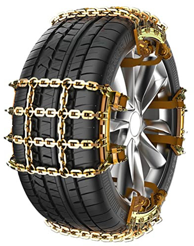 Schneeketten Auto-Anti-Rutsch-Reifenketten Anti-Rutsch-Reifen-Schneeketten PKW-SUV-LKWs (S)