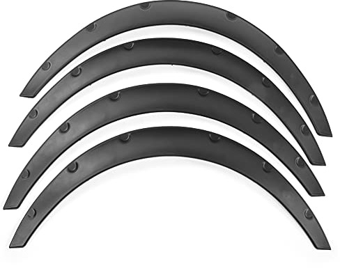Fender Flare, Kit de Carrosserie Large pour Ailes évasées, 4 Pièces 80 Cm Universel pour Voiture Fender Flare Passages de Roue Extra Larges Berline SUV Passages de Roue Protecteur de Garniture de Bord