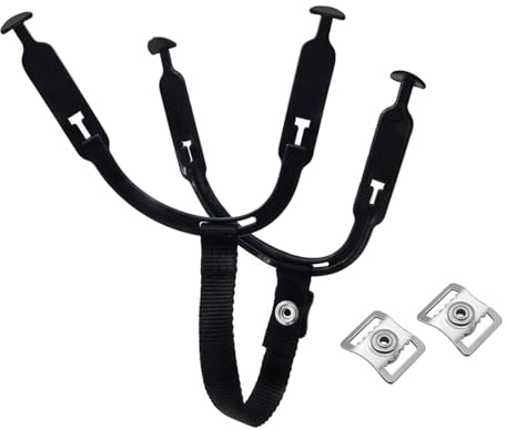 Harilla Reparaturwerkzeug für den Kinnriemen eines Eishockeyhelms mit einem verstärkten Druckknopf, einfache Installation, Entfernung und Austausch der