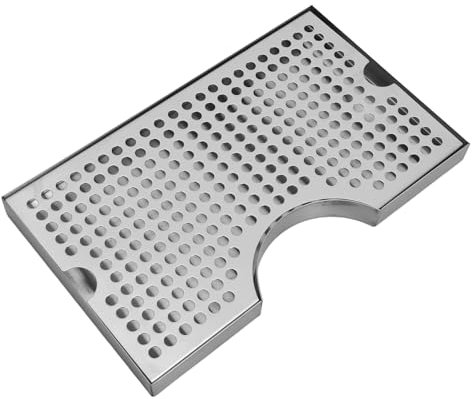FUNOMOCYA Dispenser Di Birra Acciaio Inossidabile Con Vassoio Antigoccia Design Rimovibile Per Raccolta Gocce Accessorio Per Kegerator e Di Spillatura Facile Da Pulire e Pratico