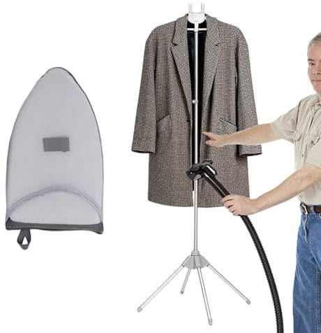 Perchas Para Plancha De Vapor, Percha Para Ropa Al Vapor,Soporte De Planchado Vertical Telescópico Con Guantes De Planchar Para Hoteles,Tiendas De Ropa Y Fábricas