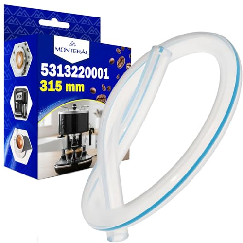 Tubo in Silicone per Espresso Macchina Caffè 315 mm 5313220001 per DeLonghi | Garanzia di 10 Anni - MONTERAL