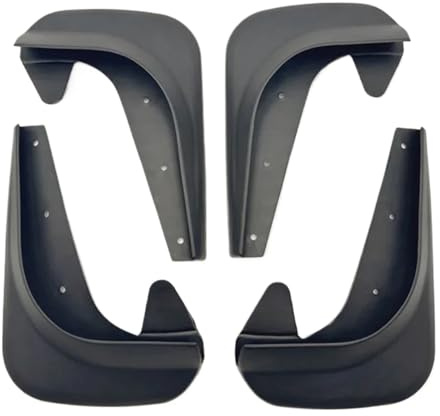 TILIEINE Paraspruzzi per Auto Pneumatico Accessori 4 Pezzi parafanghi universali per Auto parafanghi Ruota parafanghi parafango in plastica Protezione Ruota Accessori Auto
