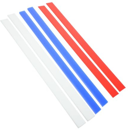 LIFKOME 6pcs Silicone Rolling Pin Measuring Dough Strip Guides for Baking Cookies Fondant Noodles in Kitchen