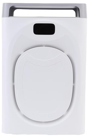 Purificador de Aire Doble Cara para Vello de Mascotas con Sensor Calidad del Aire Ajuste Automático 5 Velocidades Captura PM2.5 para Hogares con Mascotas, Interiores Pequeños, Espacios Compartidos
