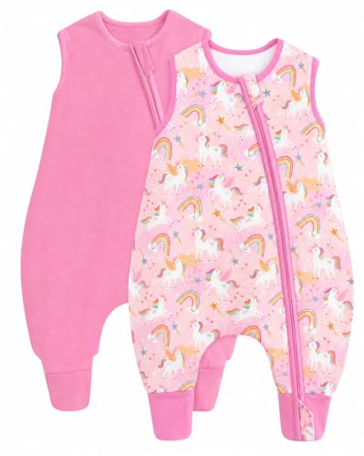 JiAmy 0.5 TOG Baby Sleeping Bag with Legs Toddler 6 Months-6 Years | Infant Essentials Wearable Blanket Sleep Sack Sleep Bag