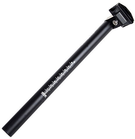 CYSKY Fahrrad Sattelstütze 25,4/27,2/31,6 x 350mm Alumium Einstellbare Sattelstütze für die meisten Fahrrad Mountainbike Rennrad MTB MTN BMX