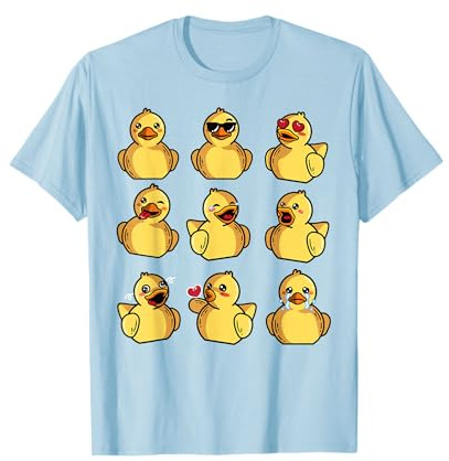 Chemise de canard en caoutchouc, jouet de bain de canard cool, t-shirt T-Shirt
