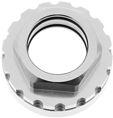 Be In Your Mind Kettenblatt Sicherungsring Adapter Entfernungswerkzeug Kompatibel mit Shimano M7100 M8100 M9100 M9120 Aluminiumlegierung Fahrrad Entfernung Steckdosen Fahrrad Demontage Hülsen Grau