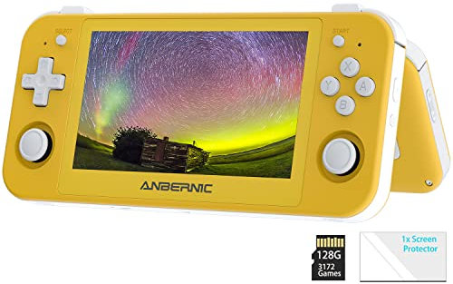 RG505 Handheld Game Console Android 12 Unisoc Tiger T618, 5G WiFi 4.2 Bluetooth 4.95-inch OLED touch screen 128G TF Card 3172 Classic Games