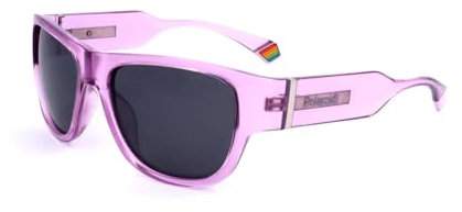 Polaroid Pld 6197/s 789/M9 LILAC Sunglasses Unisex Polycarbonate, Standard, 55
