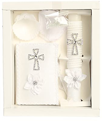 Baptismal Candles kit Bible Sets Girls boy Decorations Candle Baptism Candle Set Girl Catholic Baptism Candle Set for Boys