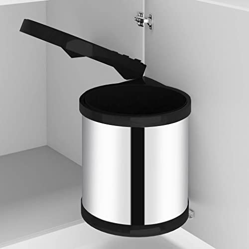 SKM Pattumiera da Incasso per Cucina in Acciaio Inossidabile 8 L (1,92) kg