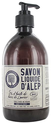 Authentine Jabón de Alepo Líquido 5% Aceite de Laurel Bio 500 ml