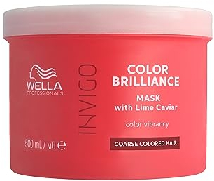 Wella Professionals Invigo Color Brilliance - Mascarilla Intensificadora del Color - Brillo y suavidad - Devuelve el color - Cabello grueso 500ml