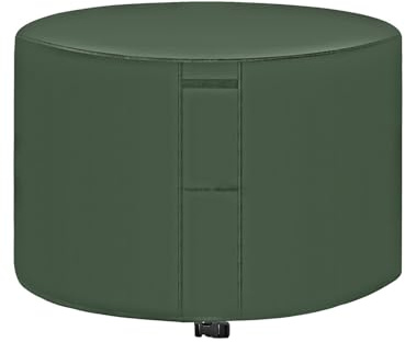 Timizi Garden Furniture Covers 280x110cm, Circular Waterproof, Anti-UV, Rip Proof Patio Furniture Covers, for Tables, Stackable Chairs Outdoor Furniture Protector. - Green