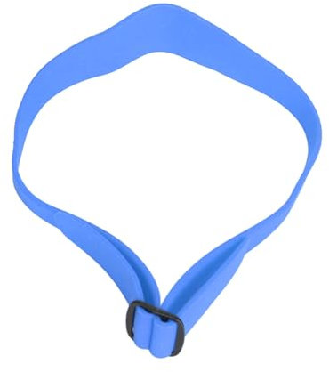 Guida per capelli del collo, modellante per attaccatura dei capelli, in silicone sicuro per la pelle, per tagliare i capelli fai da te (blu)