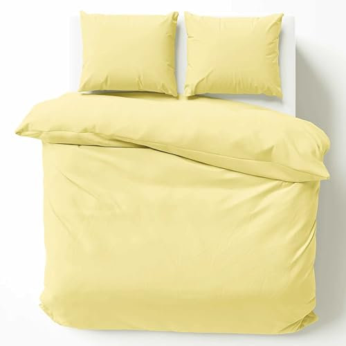 Cotton Castle Bettwäsche Bettgarnitur Bettbezug 100% Baumwolle 135x200 155x220 200x200 200x220