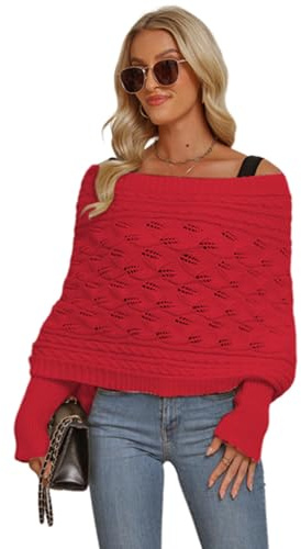 BakerMiche Modischer Strickschal mit Ärmeln für Damen, langärmliger Zopfmuster Wickelschal, Winter, weicher, warmer Pulloverschal für Hochzeiten und Abendpartys