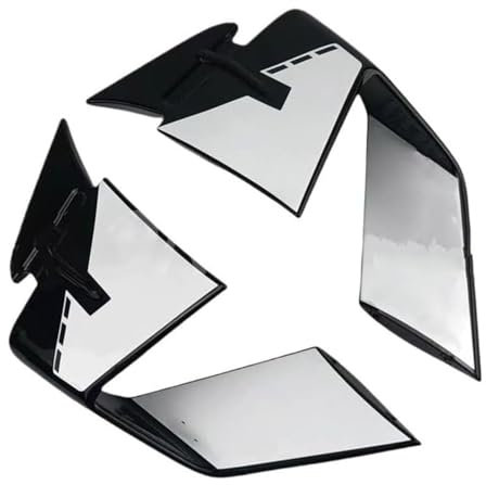 Motorrad Seitenverkleidung Für S1000 RR M1000RR S1000RR 2019-2022 Frontspoiler Wind Winglet Motorrad Aerodynamische Flügel Spoiler Kit(19-22 W)
