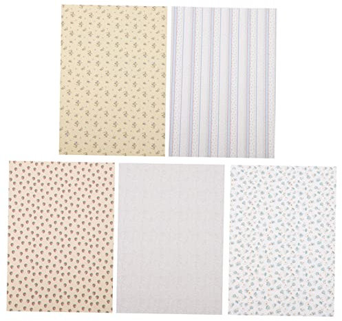 TOYANDONA 5hojas Pegatinas De Pared Casa Accesorios De Muñecas para Decoraciones De Pared Adhesivas para Casas De Muñecas Diseño Divertido para Crear Estilos Únicos
