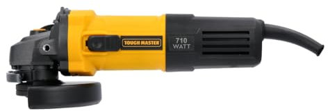 TOUGH MASTER Angle Grinder 125mm Corded Electric 710W Handheld Cutting Grinder for Metal, Tile, Stone Perfect for Grinding, Cutting and Polishing