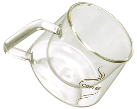 NAMOARLY Taza De Vidrio Manualidades Elegante y Sofisticado Durabilidad Garantizada