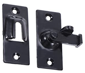 LIFKOME Verrou Porte Coulissante Loquet De Porte À 90 Degrés Serrure De Sécurité Pour Intérieure Et Extérieure