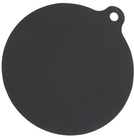 HOMOBABE Induction Cooktop Protective Mat 180x210mm Black Silicone Heat Resistant Non-Slip Countertop Pad Kitchen Heat Insulated Mat for Household Induction Hobs