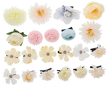 GARIOUANS 21stücke Blumen Haarspangen für Damen Haarclips mit Blumen für Haar Haarspangen für Damen Blume Haarspange für Verschiedene Frisuren