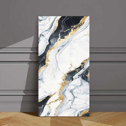 D,Revêtement Mural Aspect Marbre - 10pcs Panneau Mural Pour Salon, Cuisine, Salle de Bain et Chambre, Alternative au Carrelage en Marbre, Effet Granit et Surface Brillante 30 * 60cm
