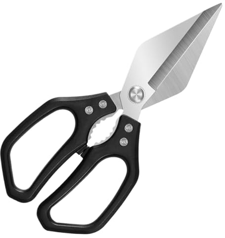 Ciseaux de Cuisine,Couteau à Volaille en Acier Inoxydable | Outil Robust pour Préparation Aliments Viande Volaille Salade Papier Tissu Jardin Maison Artisanat