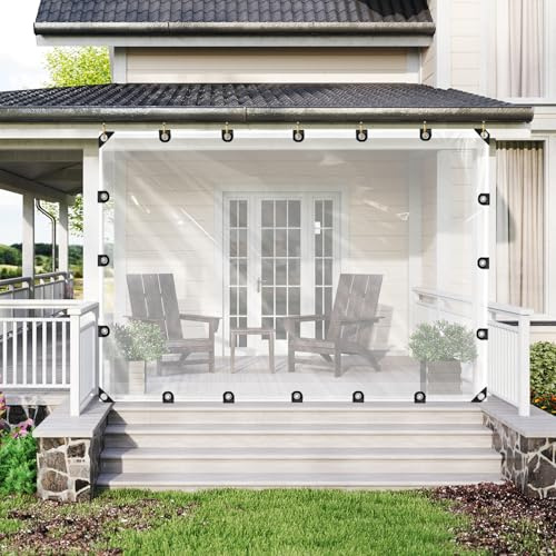 PIPRE Lona Impermeable Exterior 2.5m x 2.5m, Toldo Reforzado PE 130 g/m² Protección contra UV, con Ojales de Acero Inoxidable para Leña, Muebles, Jardín, Piscinia, Vehículos, Blanco