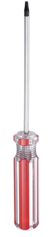 QUARKZMAN Cacciavite Torx aimanté Asta 3x75mm Testa A Stella A 6 Punte T7 In Acciaio Con Impugnatura Antiscivolo Per Riparazioni E Miglioramenti Elettrodomestici Rosso
