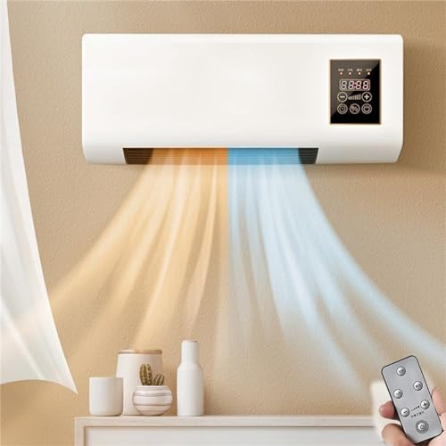 WXPXYBF Mini Aire Acondicionado de Pared con Control Remoto, Aire Acondicionado portátil para Dormitorio, Sala de Estar y Oficina.