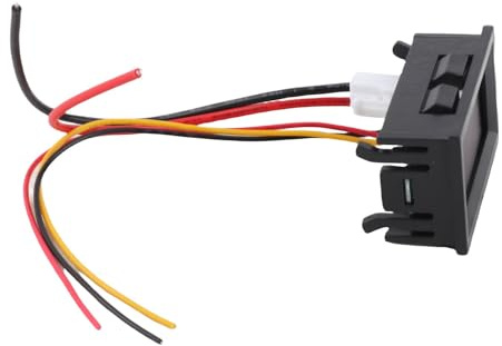 BAFOVY Voltmetro Digitale Amperometro PCB Pannello Multimetro Doppio LED CC da 0 V A 100 V da 0 A 10 A 50 A 100 A Display Rosso Blu Lettura Rapida per Manutenzione Cablaggio Apparecchiature (100A)