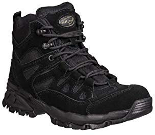 Mil-Tec uomini Squad Stivali Nero, Nero (Nero ), 38 EU