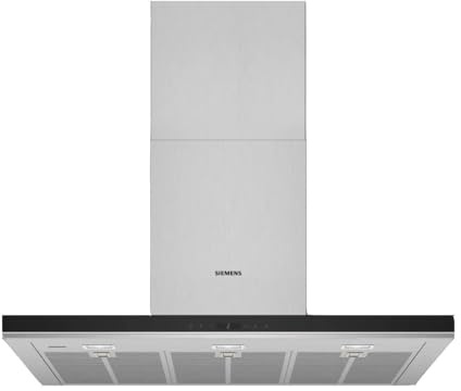Siemens iQ700 LC91BUR50 hotte 920 m³/h Monté au mur Acier inoxydable A+ - Hottes (920 m³/h, Conduit / Recirculation, A, A, B, 64 dB)