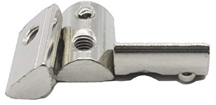 20x M5 Nutenstein 10,0 x 5,0 mm, einschwenkbar Nut 6,0, mit Federkugel, Stahl
