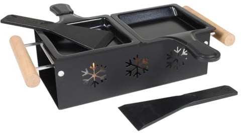 Appareil à Raclette Duo Bougie 32cm Noir
