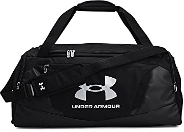 Under Armour Unisex-Erwachsene Undeniable 5.0 Duffle, Schwarz (001)/Metallic-Silber, Größe XL, Schwarz (001)/Metallic-Silber, XL, Undeniable 5.0 Duffle